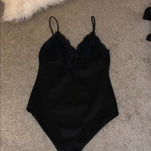 Black Bodysuit With Lace